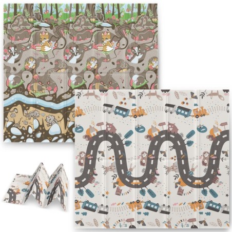 Kokkupandav vahtmatt 200 x 180 x 1 cm ground-train