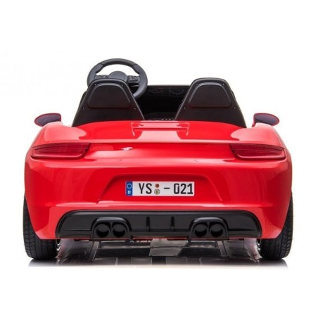 Suur kahekohaline elektriliauto 24V7Ah, punane