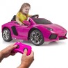Elektriauto Lamborghini Aventador Pink elektriauto 6V 3+