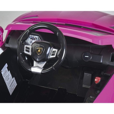 Elektriauto Lamborghini Aventador Pink elektriauto 6V 3+