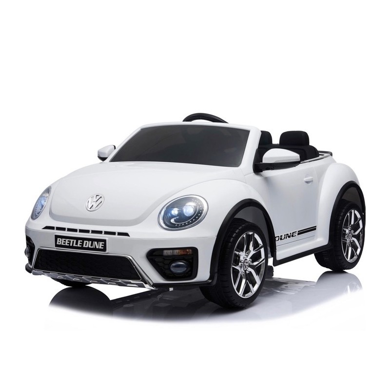 Elektriauto Volkswagen Beetle 12v, valge