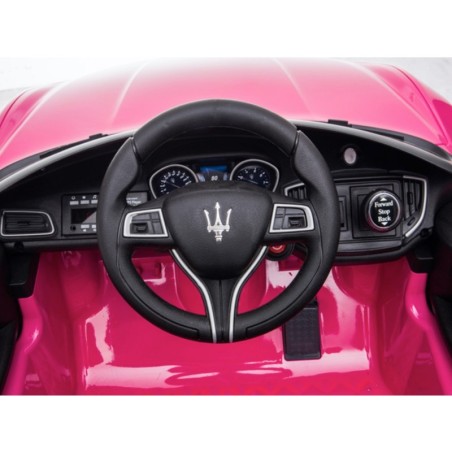 Elektriauto Maserati Ghibli, 12v, roosa