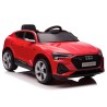 Elektriauto Audi e-tron 12v, muusika, nahkiste, punane