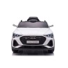 Elektriauto Audi e-tron 12v, muusika, nahkiste, valge