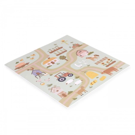 Suur EVA puslematt lastele Farma 90,5x90,5 cm 21 tk