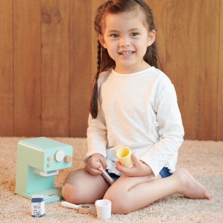 Puidust kohvimasin komplekt lastele 7 osa