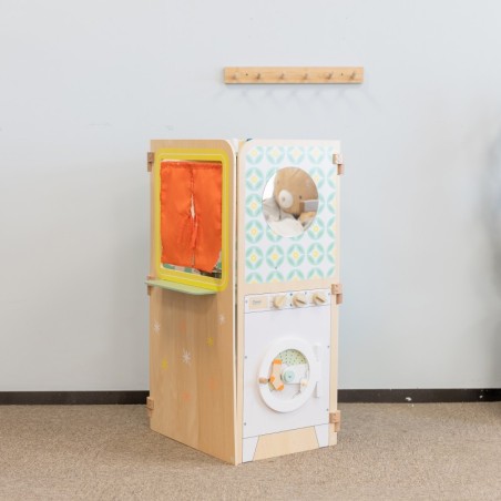 CLASSIC WORLD Multifunktsionaalne mängumaja köögiga, pikendatav XXL