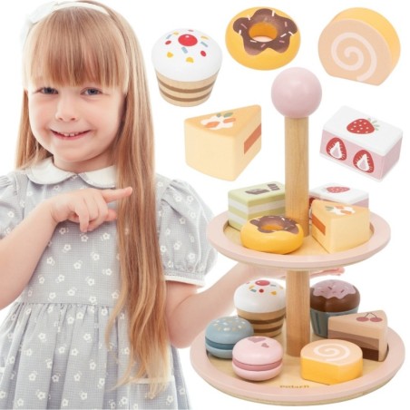 VIGA puidust tordialus koos tarvikutega