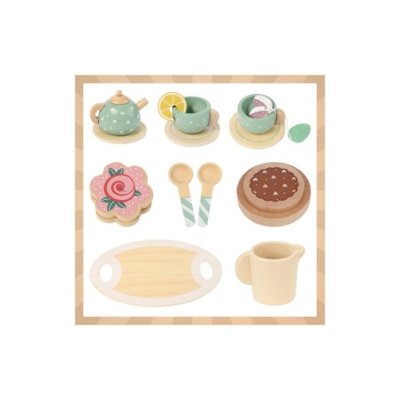 Puidust teejoomise komplekt