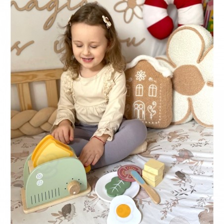 Puidust rösteri hommikusöögikomplekt koos tarvikutega 14 tk FSC