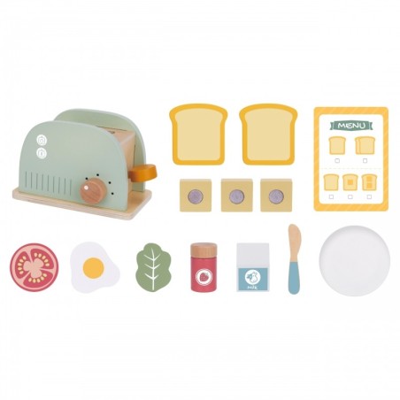 Puidust rösteri hommikusöögikomplekt koos tarvikutega 14 tk FSC