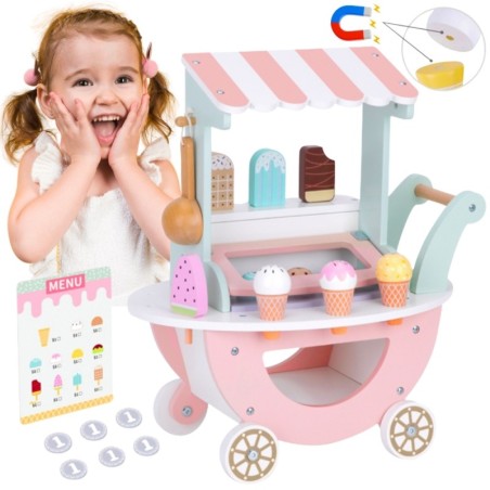 XXL jäätisepood Pastell jäätisekäru