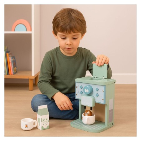 Puidust Kohvimasin Lastele Barista Komplekt 8 Osa