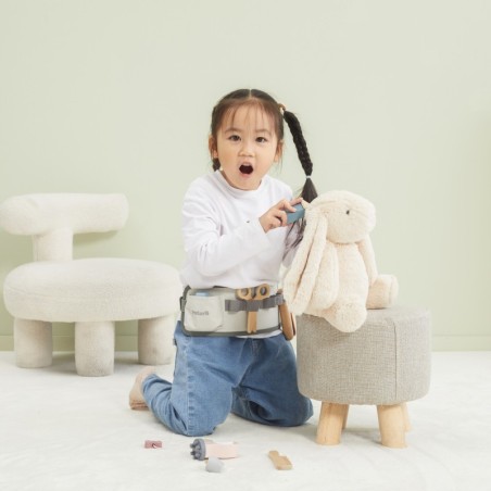 Puidust mängu juuksurikomplekt