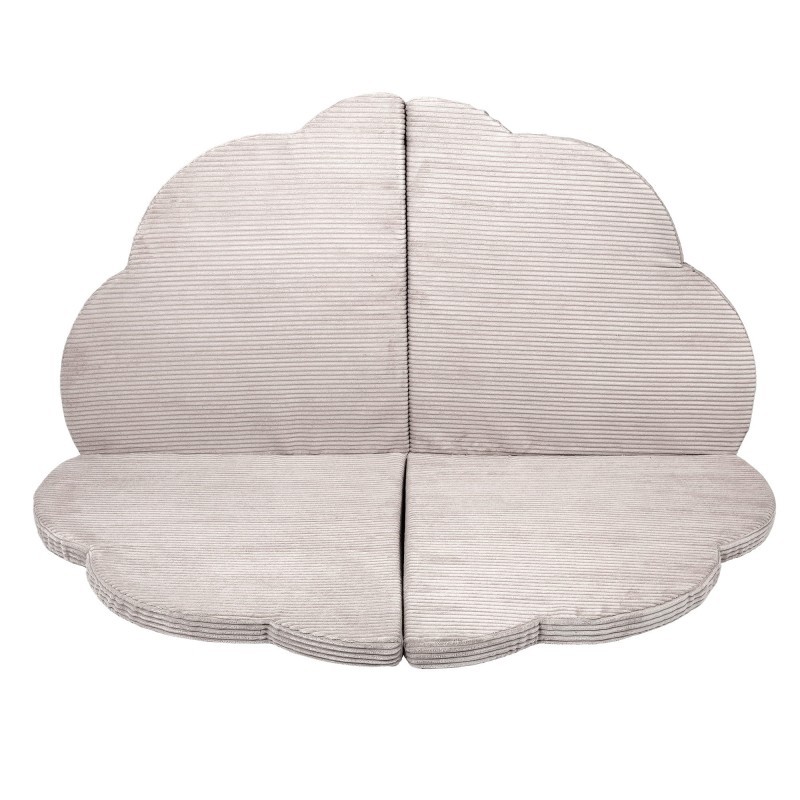 Kokkuvolditav pehme mängumatt Cloud Aesthetic kreem