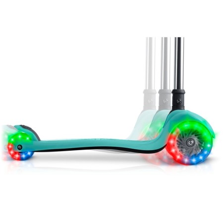 Ricokids Glow kolmerattaline tõukeratas, pimedas helendav - türkiissinine