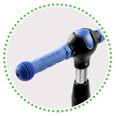 Ricokids Piko kolmerattaline tõukeratas - must ja sinine