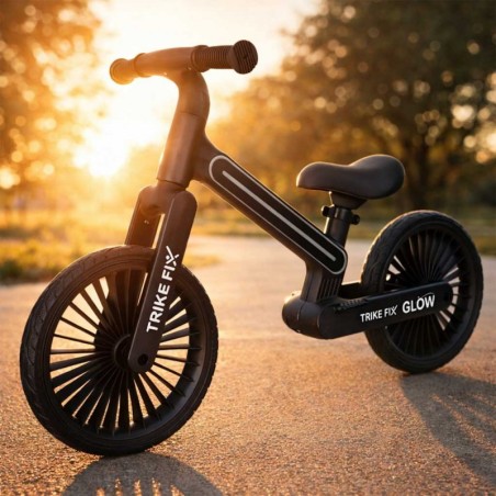 Trike Fix Glow jooksuratas LED-valgustusega must