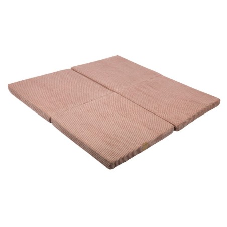 Kokkuvolditav pehme mängumatt 120x120 cm, Aesthetic Powder pink