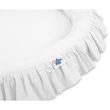 Mängumatt pesa ümmargune, valge