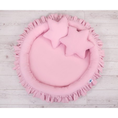 Mängumatt pesa ümmargune, roosa