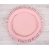 Mängumatt pesa ümmargune, pastell roosa