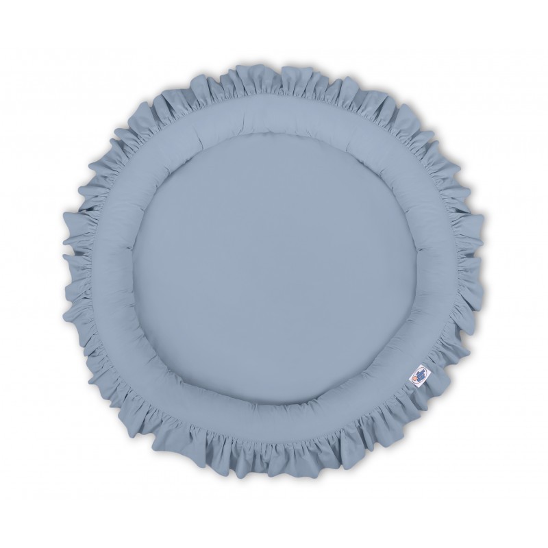 Mängumatt pesa ümmargune, pastell sinine