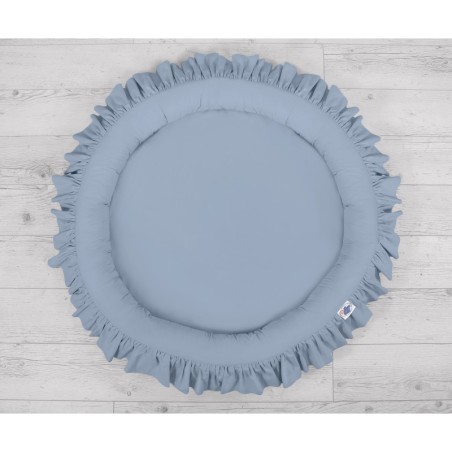 Mängumatt pesa ümmargune, pastell sinine