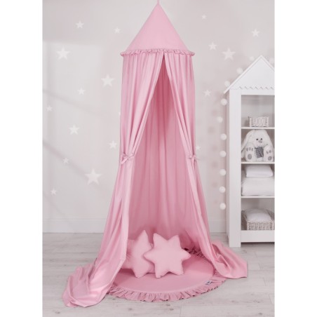 Mängumatt ümmargune, roosa