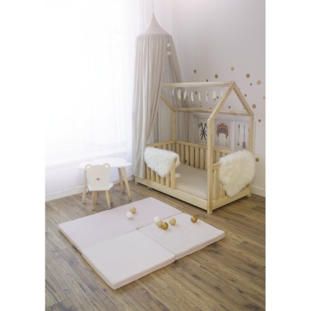 Kokkuvolditav pehme mängumatt 120x120 cm