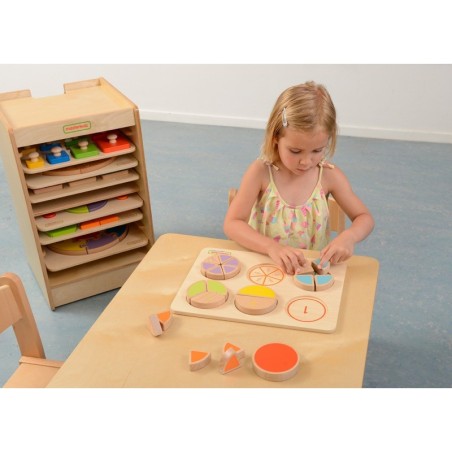 MASTERKIDZ puidust matemaatika mõistatus murrud