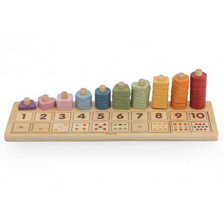 Puidust numbrite montessori õppemäng