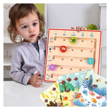 Puidust mäng Looma loendamise õppimine