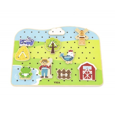 Montessori nöörimismäng talus