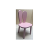 Laste puidust tool Bunny, roosa
