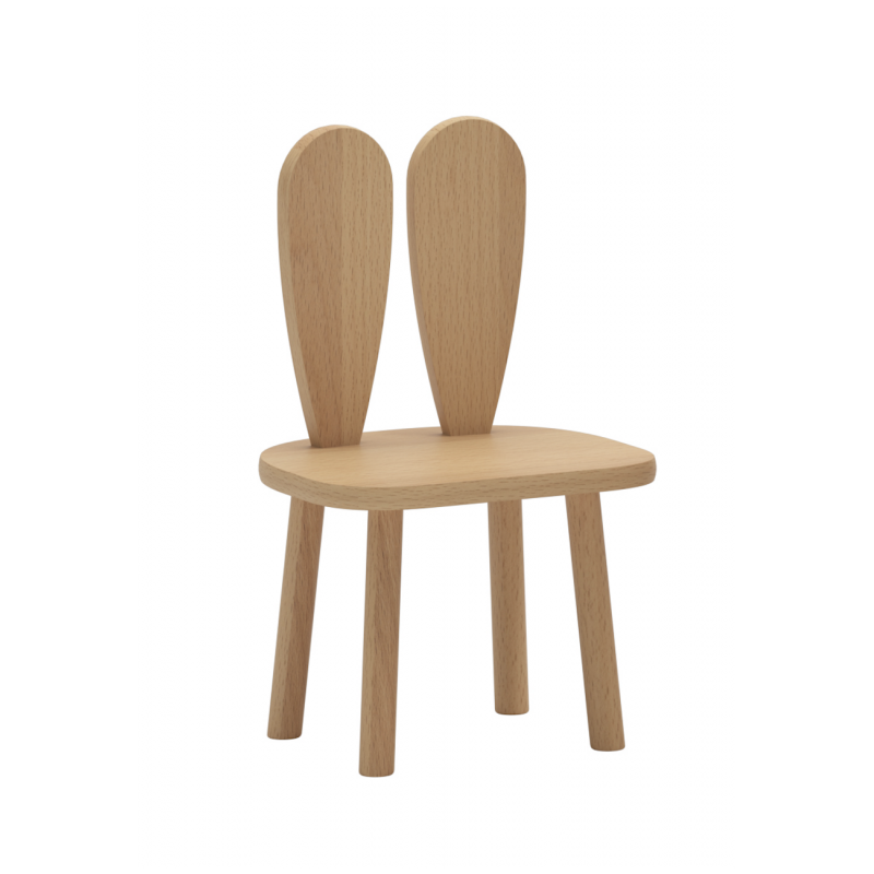 Laste puidust tool Bunny, naturaalne