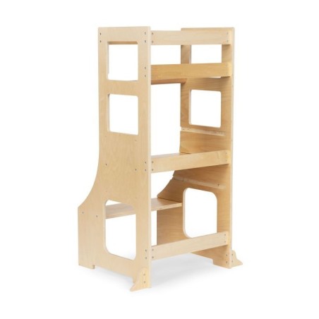 Laste puidust köögiabiline, naturaalne