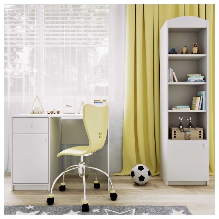 Kirjutuslaud valge 100x60x74 cm