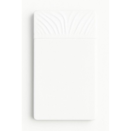 Kummiga voodilina jersey 120x60 cm, valge