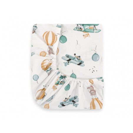 Kummiga voodilina 120x60 cm, sky adventure