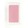 Kummiga voodilina 120x60 cm, pastell roosa