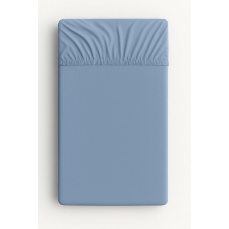 Kummiga voodilina 60x120 cm, pastell sinine