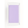Kummiga voodilina 60x120 cm, lilla