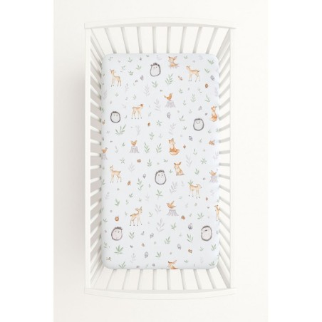 Kummiga voodilina 120x60 cm, forest softness