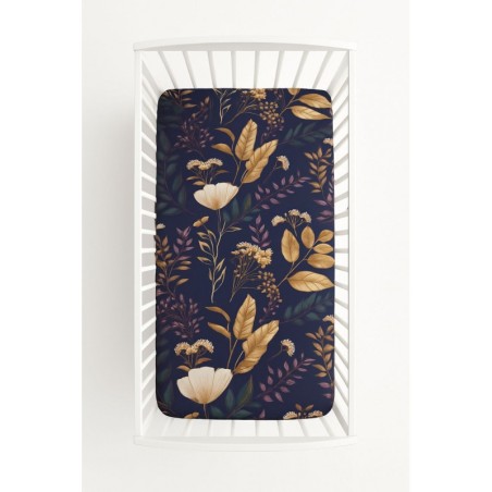 Kummiga voodilina 120x60 cm, floristic