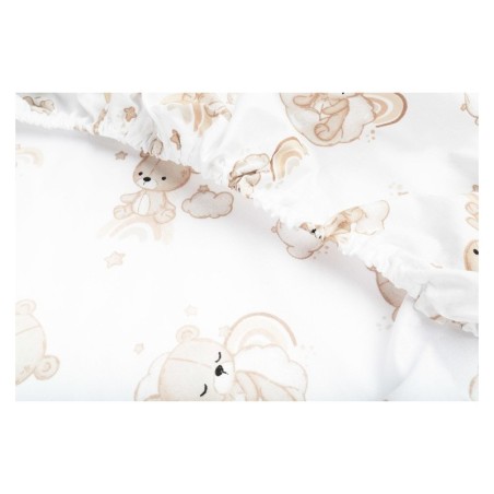 TRÜKITUD Voodilina RAINBOW TEDDY 60 X 120 CM