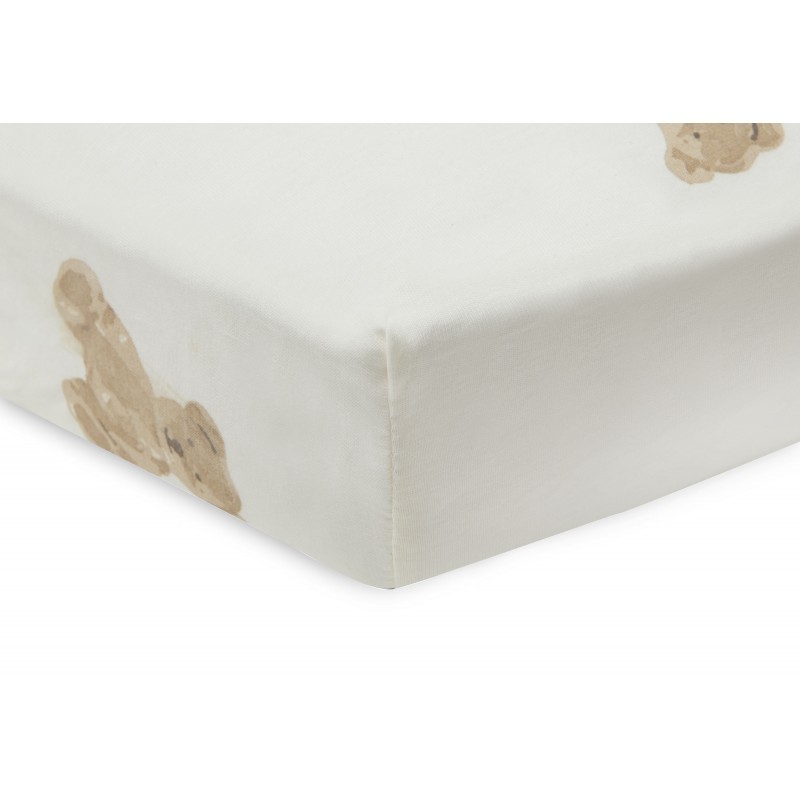 Kummiga voodilina jersey 60x120 Teddy Bear