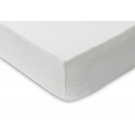 Kummiga voodilinad jersey 60x120 cm, 2 tk, Ivory/Nougat