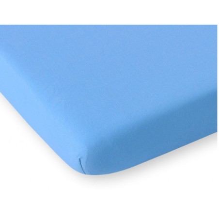 Kummiga voodilina jersey 120x60 cm, sinine