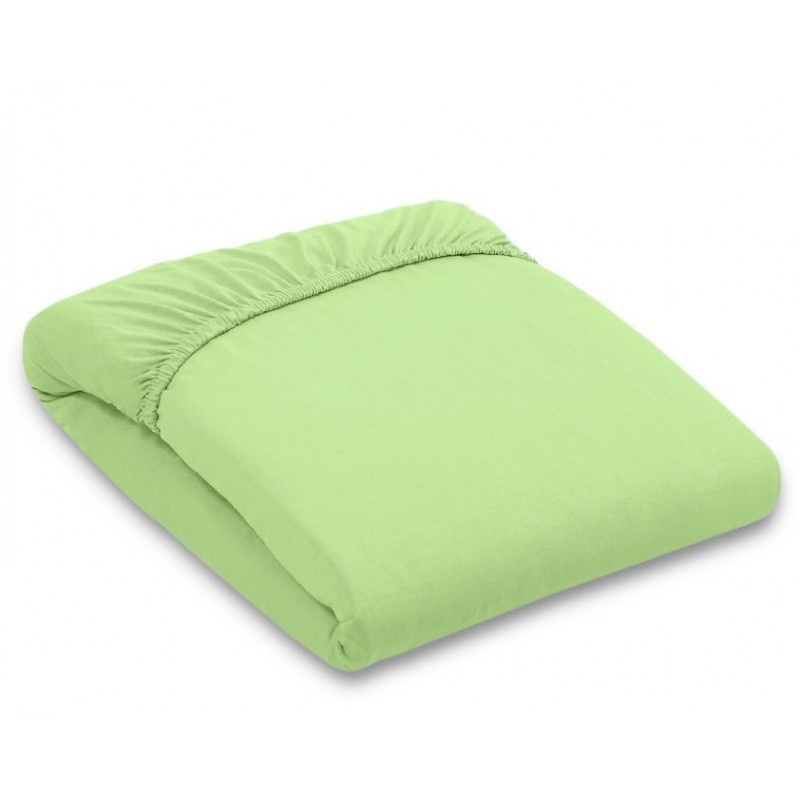 Kummiga voodilina jersey 120x60 cm, roheline